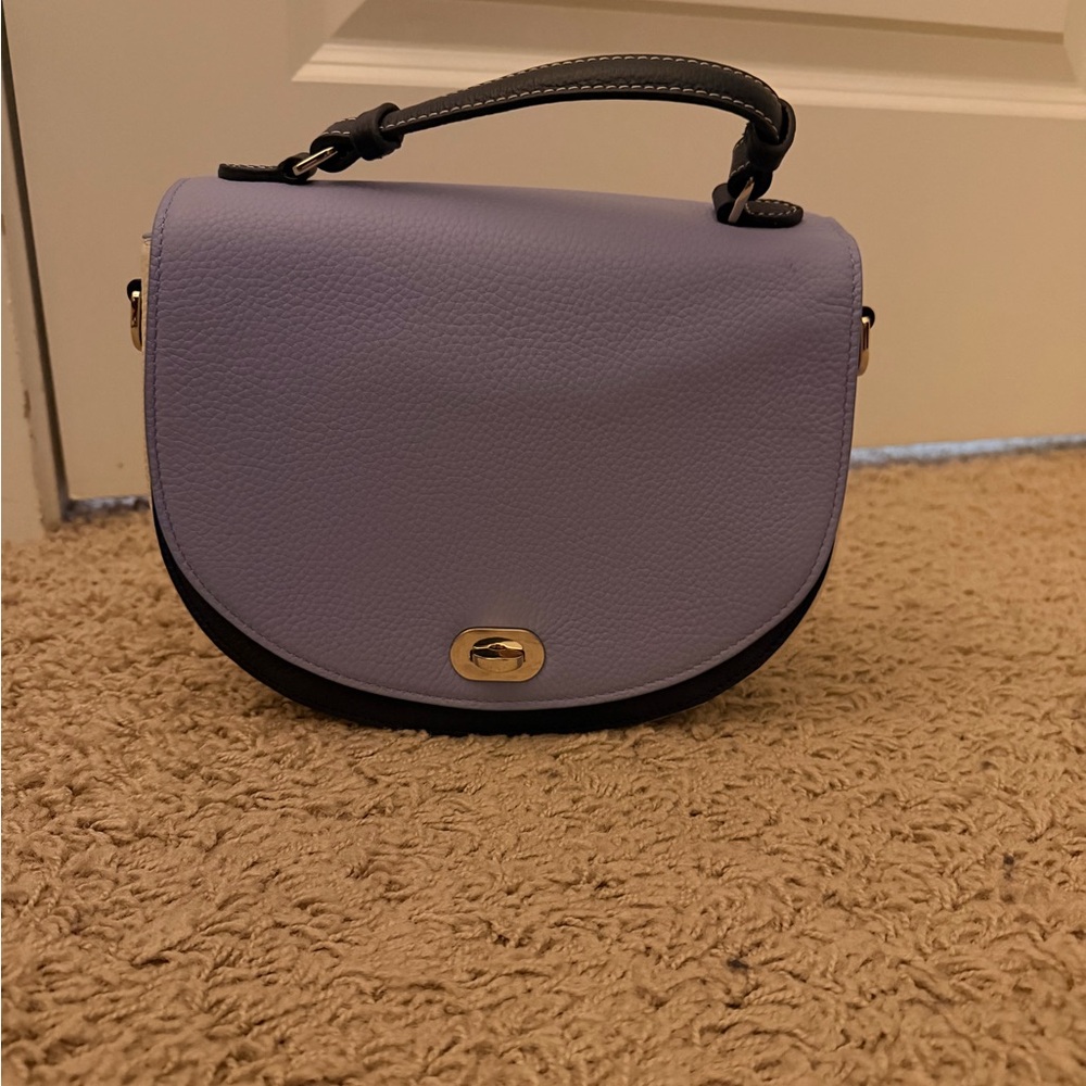 Draper James Saddle Bag in Blue Colorblock